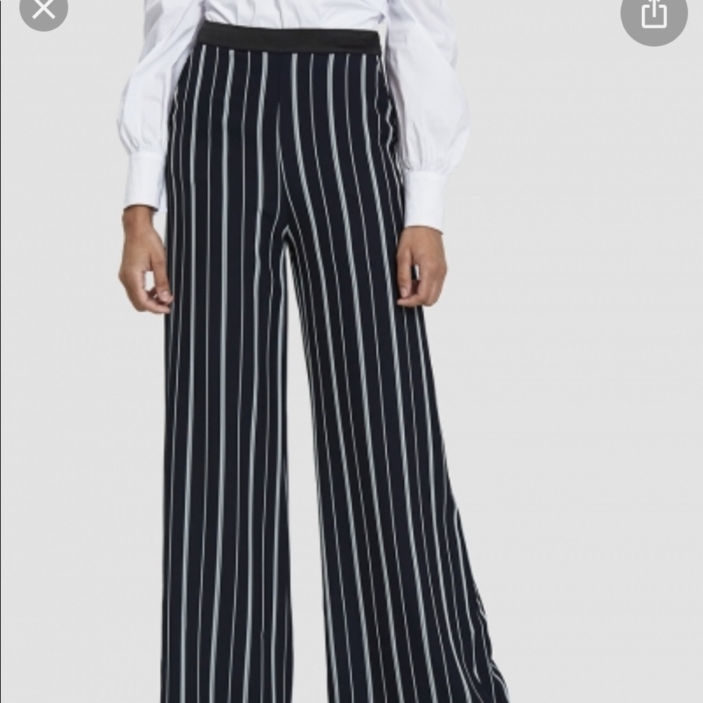 NWOT Stelen striped wide legged pants